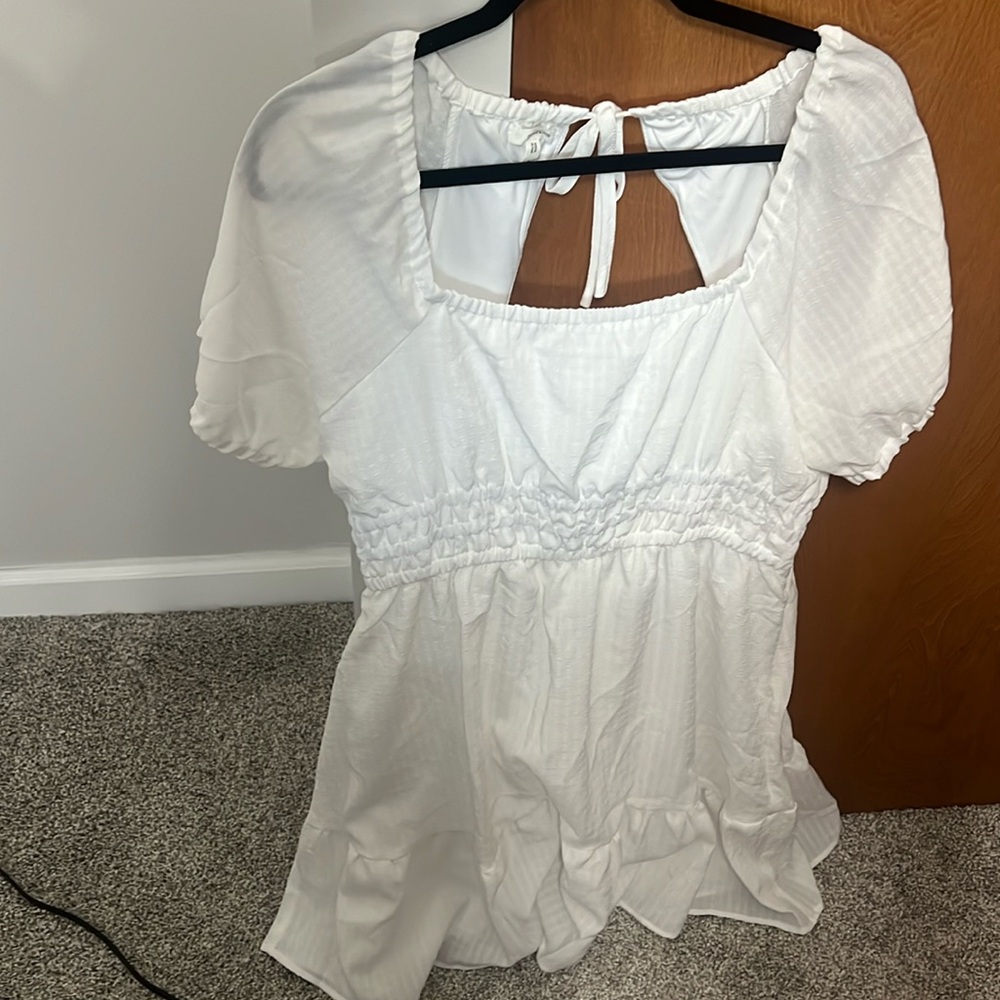Women’s Maurices white dress